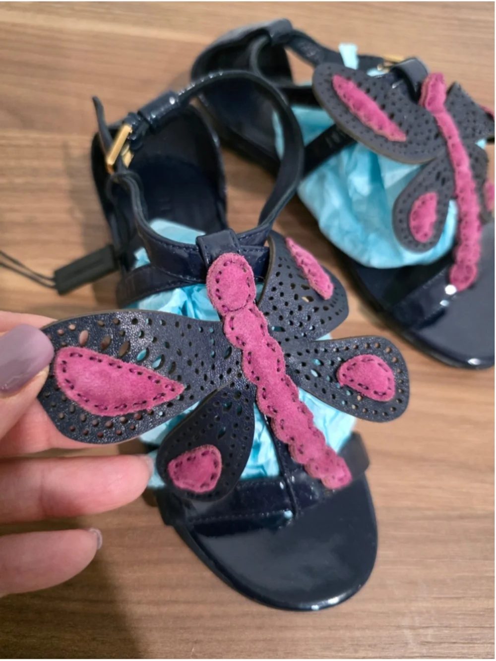 Burberry Kids Butterfly Sandals – Size 29 (EU) – NWOT